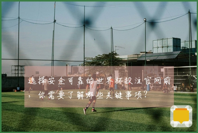 选择安全可靠的世界杯投注官网前，你需要了解哪些关键事项？